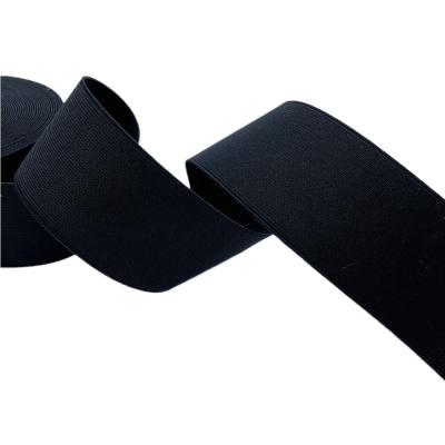 China Good Elasticity Soft Woven Black Elastic Band For Underwear Garments for sale