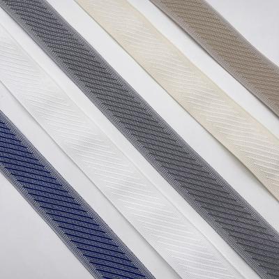 China Eco - Friendly Promotional Type 36mm Popular White Cream Color Twill Mattress Strip 38mm for sale