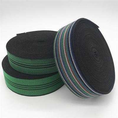 China Factory Wholesale Viable High Quality Furniture Elastic Belt Sofa Elastic Webbing for sale