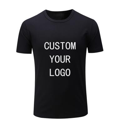 China Wholesale Custom Anti-Wrinkle Factory Print Logo T-shirt Designs Blank Cotton Men Custom T-shirt For Sale for sale