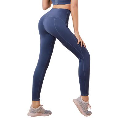 China Breathable Custom Logo Women Workout Custom New Design Squat Make Crack! crack! butt resistant yoga pants for sale