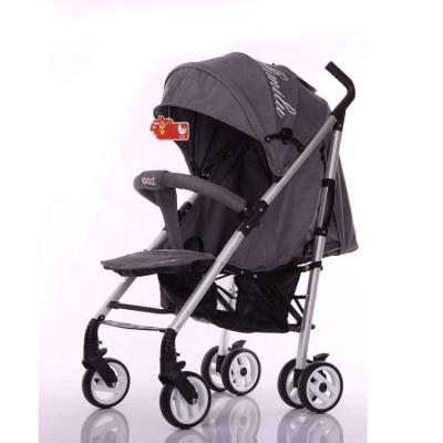 China Cheap Lightweight Collapsible Crib Baby Trolley Sitting Lying Baby Stroller for sale