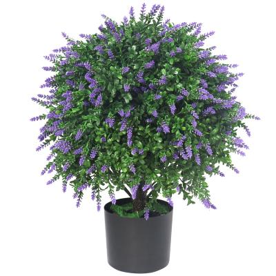 China Plastic Artificial topiary ball tree plant for home indoor and outdoor front porch decoration for sale