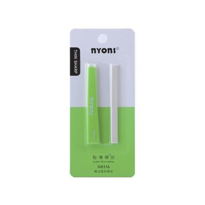 China Professional Drawing Eraser NYONI-N8516 Art Ultrathin Rubber Eraser For Desktop for sale