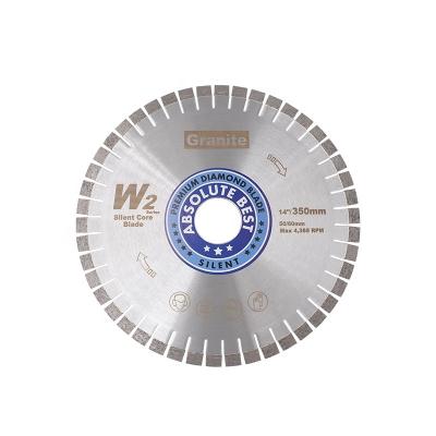 China Granite Diany Saw W2 Premium High Speed ​​Quiet Diamond Segment Saw Blade Circular Cutting Disc for Granite and Quartz à venda