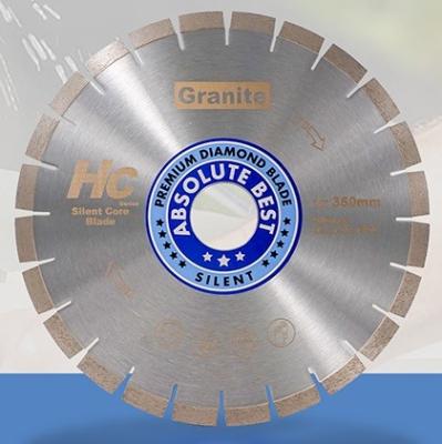 China The silent body. High Speed ​​Smooth Straight Edge HC Series Cutting Granite Saw Blades Diamond Segment Cutting Disc Circular Saw Blades For Granite for sale