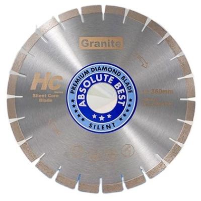 China Premium Granite HC Cutter Diamond Disc Cutting Granite Silent Circular Saw Blade Used in Bridge Saw Machine for sale