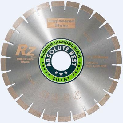 China Turbo silent machined stone blade. 12inch/300mm High Speed ​​Straight Edge Smooth RZ Cutting Diamond Saw Blades For Concrete Masonry for sale