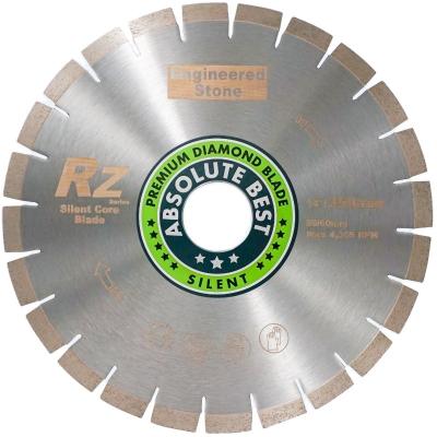 China Cutting Diamond Saw Blades For Engineered Silent Stone. 20inch/500mm high speed straight smooth edge RZ for sale