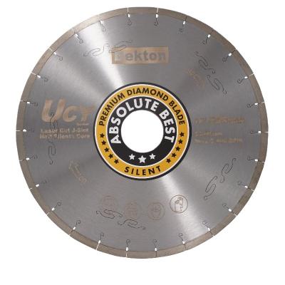 China . High Speed ​​Edge 250mm-450mm Smooth Straight Ultra Circular Stone Cutting UCY Diamond Saw Blade For Cutting Dekton Saw Blades for sale