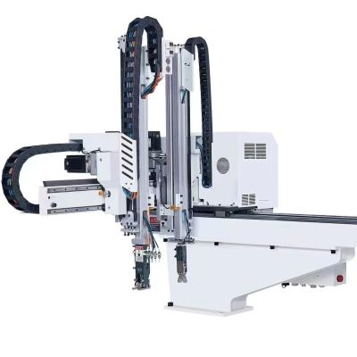 Cina 3 Axis Servo Driven Injection Molding Robots 900mm Vertical Arm in vendita