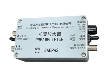 China Multi-functional Preamplifier_ Cast Aluminum Shell PAS Acoustic Emission Preamplifier for sale