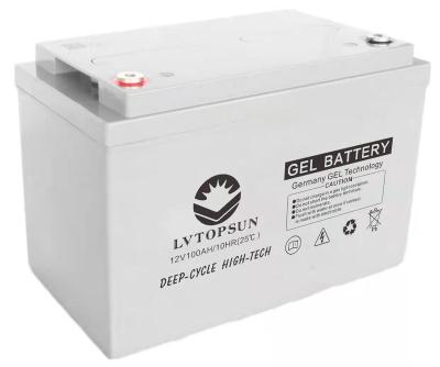 China LVTOPSUN toys sealed lead acid deep cycle battery 12v 150ah gel solar battery 12v 100ah 150ah long life for sale for sale