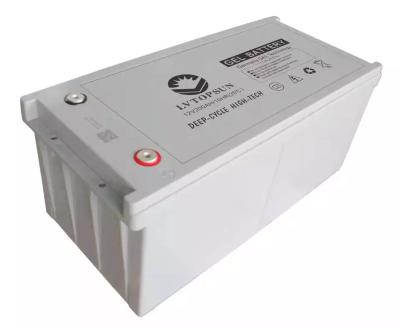 China Factory direct toys LVTOPSUN 200ah 12v solar battery 12v gel cheap sealed lead acid battery for sale for sale