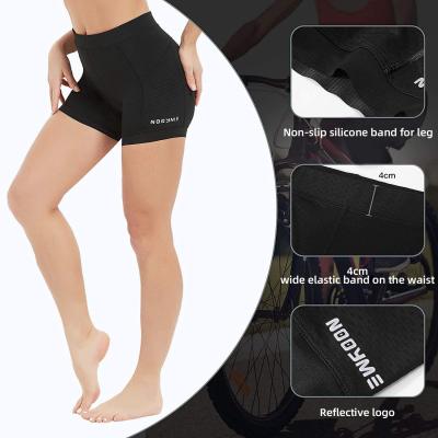 China Breathable Women's Cycling Underwear With Seat Pad High Elastic Breathable Cycling Shorts Antibacterial 4D Women Padded Underwear for sale