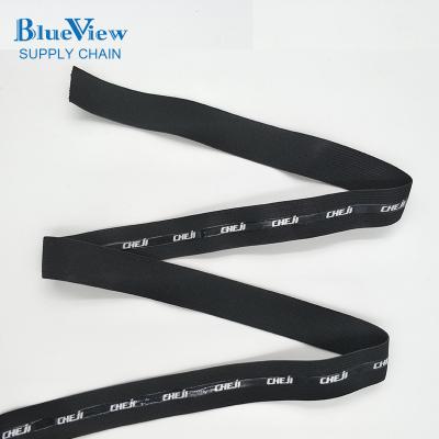 China High Quality Polyester Gripper Rubber Band Elastic For Recycling Tank Top With Silicone Band for sale