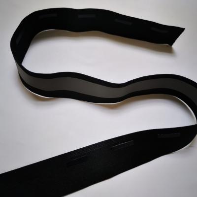 China Elastic Elastic Silicone Tape Reflective Stripe For Sport Wears for sale