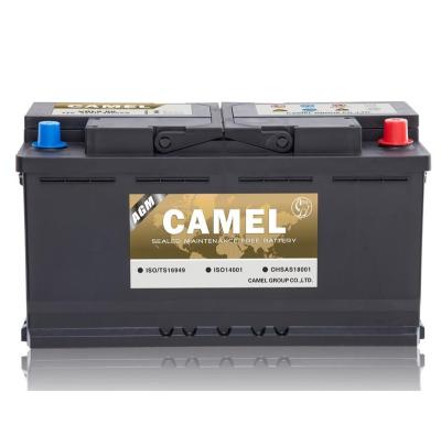 China H7-AGM toys camel brand vehicle starting lead acid battery 12V 80-248AH battery power for starter with JIS certification for sale