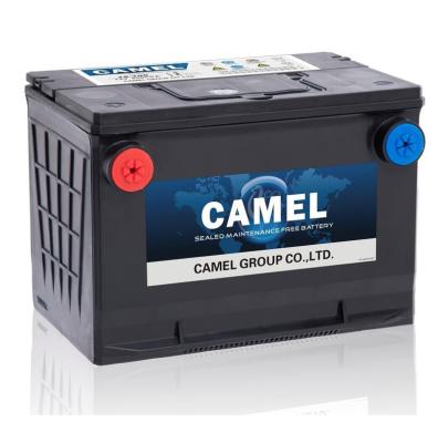 China Toys 96R-650 camel brand vehicle starting lead acid battery 12V 52-211AH battery power for starter with JIS certification for sale