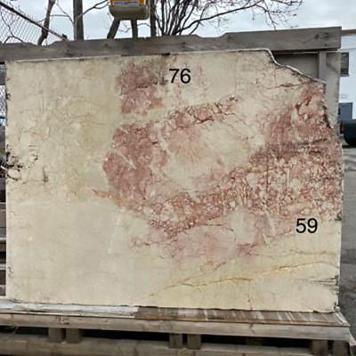 China Modern High Quality Rose Pink Beige Marble Line Statistical Ceramic Vase Marble For Home Model Room Decoration for sale