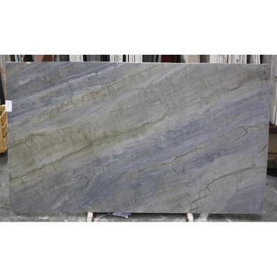 China Modern Luxury Hotel Flooring Light Blue Marble Low Price Spanish Royal Blue Ocean Quartzite Tile Spider Marble Slab for sale