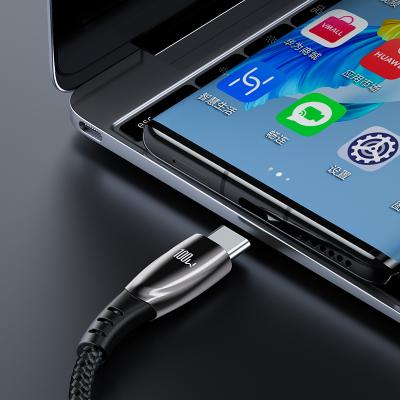 China Benks D41 USB To Type C 25W Benks D41 Type C Zinc Alloy Cable 25W 100W Zinc Alloy Fast Charging Cable For Mobile Phone Devices Black for sale