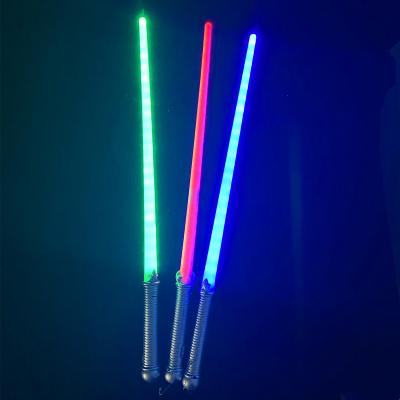 China Styles led toys 2022 custom luminous toy gift force lightsaber color change with flash light card collision lightsaber for sale