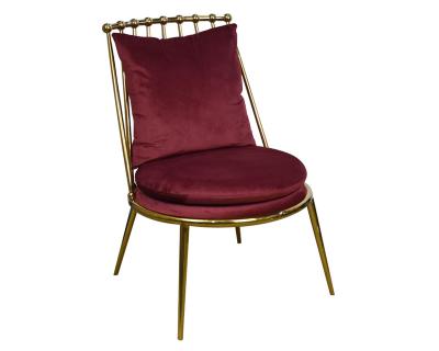 China New Style Modern Luxury High Quality Super Comfortable Metal Legs Cheap Price Velvet Dining Chair for sale