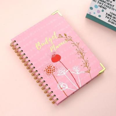 China Organizer/Planner Free Sample 2024 Spiral Money Budget Journal Finance Organizer Expense Tracker Notebook  Agenda Custom planner book for sale