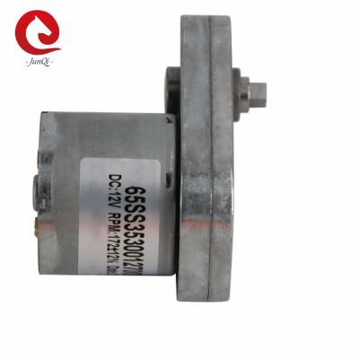 China Motor del cepillo de la reducción del engranaje de 65SS3530 DC, esfuerzo de torsión del motor 12V 24V de la caja de cambios del Smart Home de la capilla del extractor alto en venta