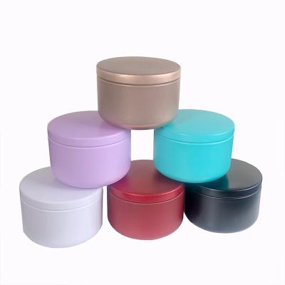 China Gift & Custom Printing Tin For Metal Craft Empty Round Tin Box 2oz Multi-Purpose Packaging for sale