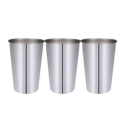 China Cheap Price Promotion Cheap Price Custom Glitter Single Wall Stainless Steel Mug Beer Mug for sale