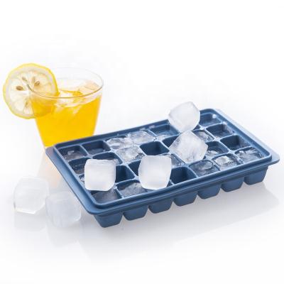 China Sustainable easy to store and practical odorless glacio cube trays 28 cacities silicone ice mold for sale