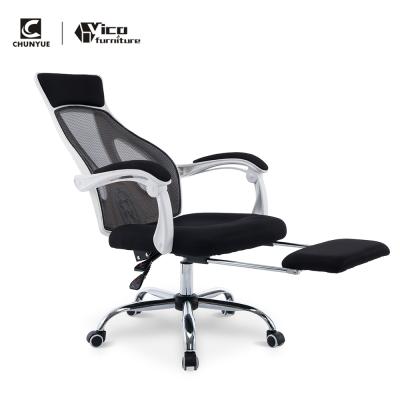 China Rotating Swivel Visitors Desk Chairs Ergonomic Office Chair With Footrest for sale