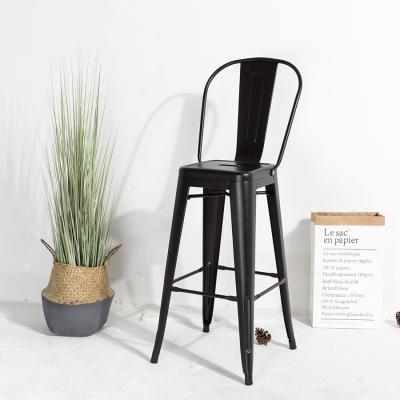 China Restaurant dining room cafeteria modern vintage design high quality industrial style metal dining chair for sale