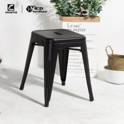 China Other Garden Vintage Metal Wholesale Indoor Outdoor Industrial Stacking Stool for sale