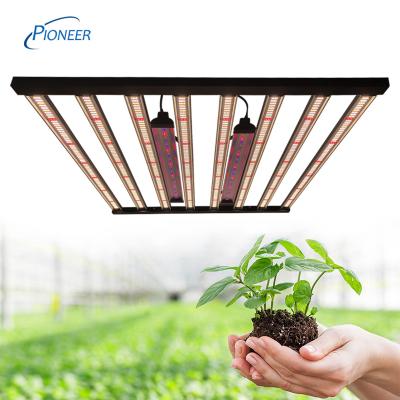 China Seed Starting New Technology Aluminum Folding Grow Light 650W LED Dimmable Hydroponic Light Horticulture Led Grow Light for sale