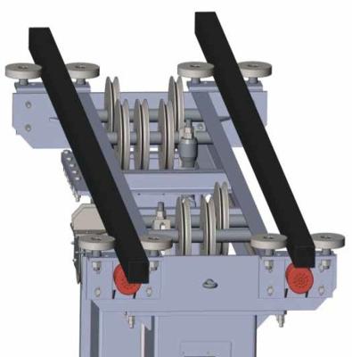 Chine Empileur Crane System Super Wide SRM de palette du lecteur 17m de câble métallique à vendre