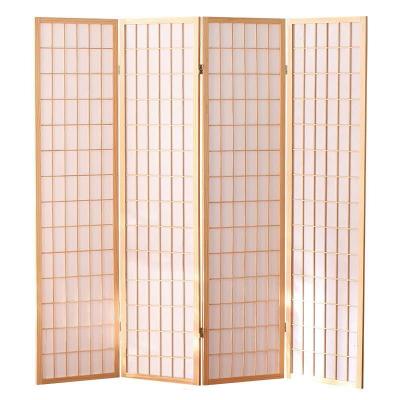 China Traditional Folding Screen Room Divider 3 4 6 Panel Wooden Bamboo Japanese Room Divider for sale