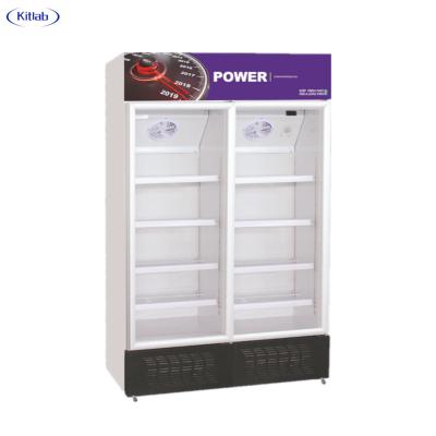 China Single-temperature factory direct sale colder refrigerator pepsi-cola freezer supermarket display refrigerator commercial upright refrigerator for sale