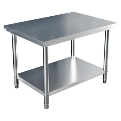 China Commercial Assembly Hotel Restaurant Kitchen Food Rack Restaurant Counter Stainless Steel Work Table for sale