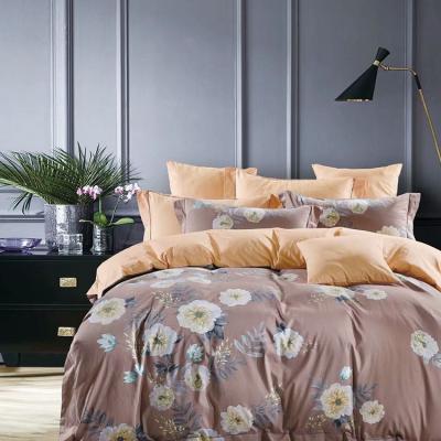 China New Style Breathable Bed Sheet 100% Cotton Printed Bedding Set Home Textile Fabric for sale