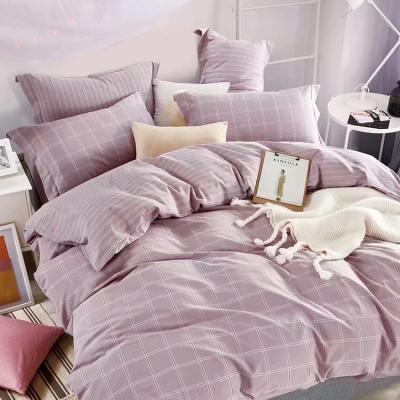 China New Design Disposable Bedding Set 4 Piece Sheets 100% Cotton Bedding Set For Bedroom for sale