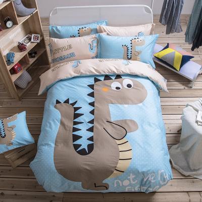 China New Product Folded In China Eco-friendly Cotton Feels Sheet Bedding Set Cartoon For Kid Good Selling for sale