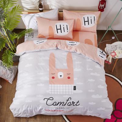 China Luxury Children's Cartoon Cotton Bed Sheets Folded Cover Sheet Bedding Sets for sale