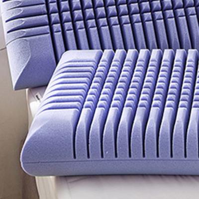 China Antistatic Premium Quality Massage 100%Polyester Fiber Memory Cotton Neck Lavender Pillow Sleep for sale