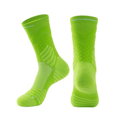 China Wholesale Breathable Unisex Athletic Basketball Sports Cycling Anti-Slip Socks Men Socks Women Athletic Socks for sale