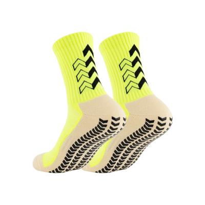 China Custom Breathable High Quality Anti-skid Logo Socks Sports Sports Long Compression Socks Football Socks for sale