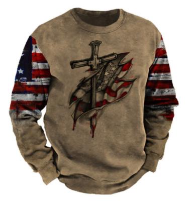 China Fashion Breathable Men's Sweater New Arrival 3D Digital Printing Pullover Sweater For Men for sale