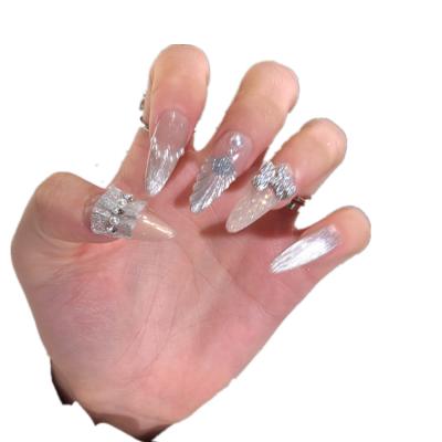 China Nail Polish Supplies A0 Design Handmade Tables Nails Art Wearable Salon The Same Kind Bling Bride Nails Skirt Nailcultiva Hem for sale